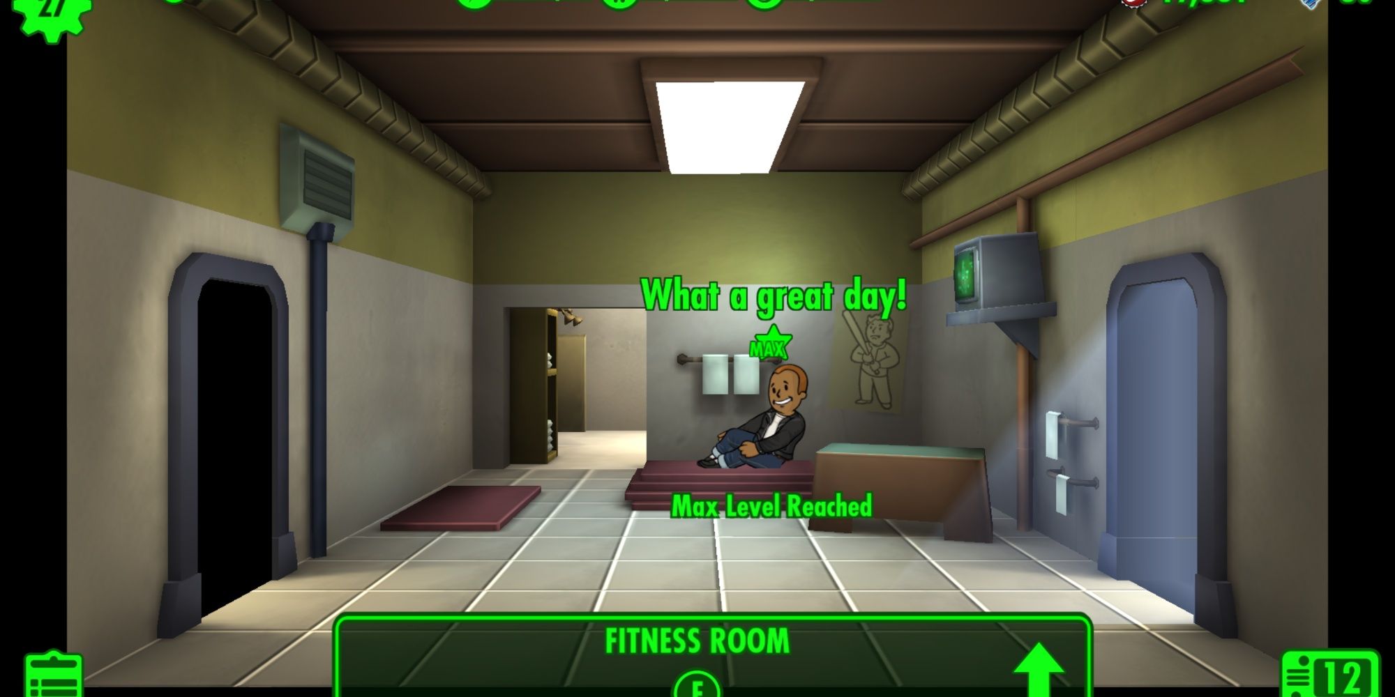 Fitness Room In Fallout Shelter-3