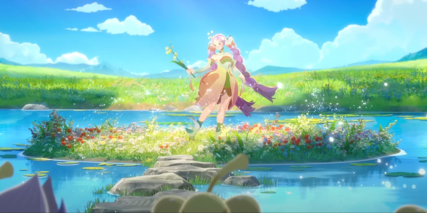 florabelle character cinematic in afk journey. 