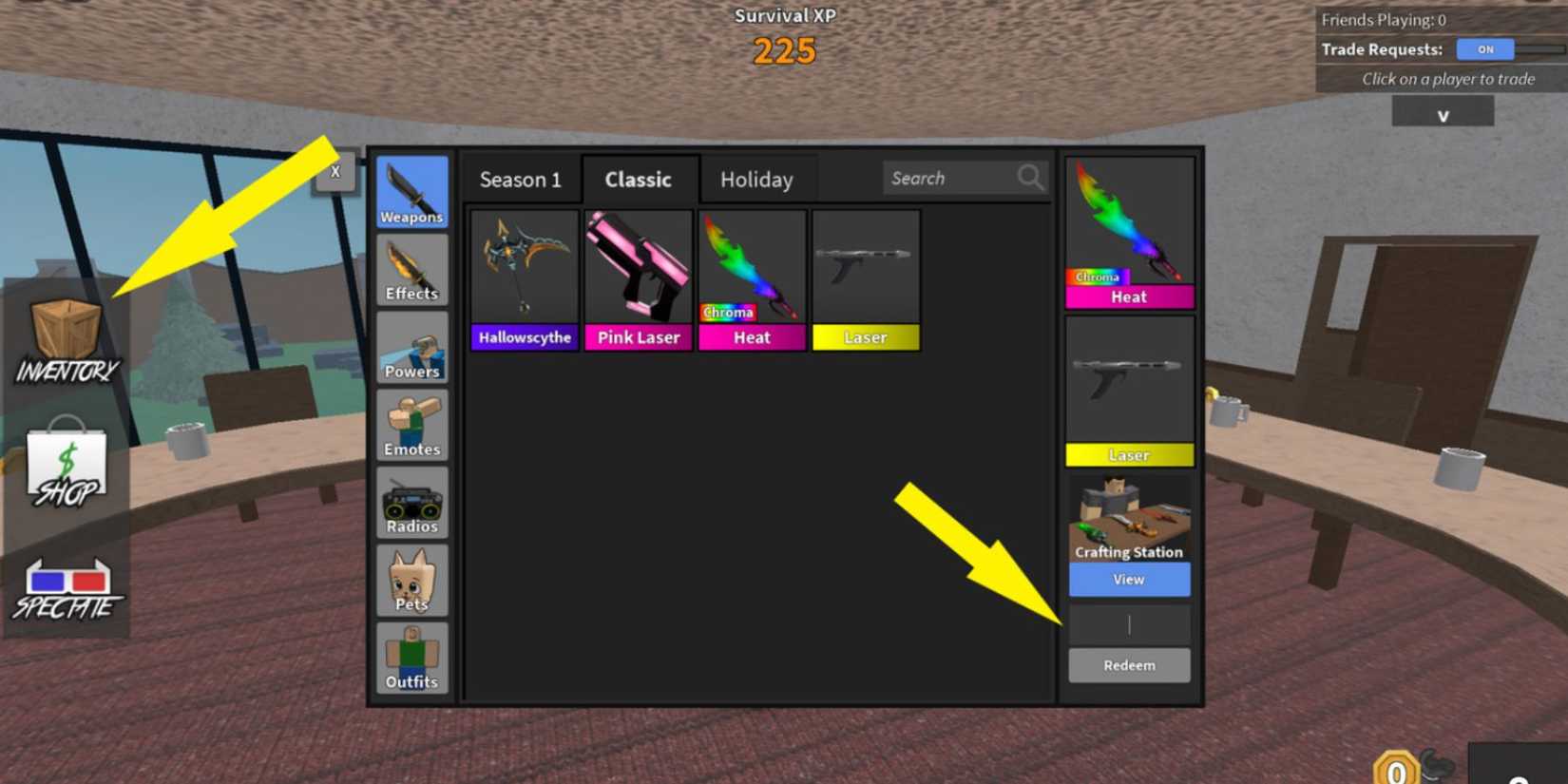 Folix's MM2 the codes tab