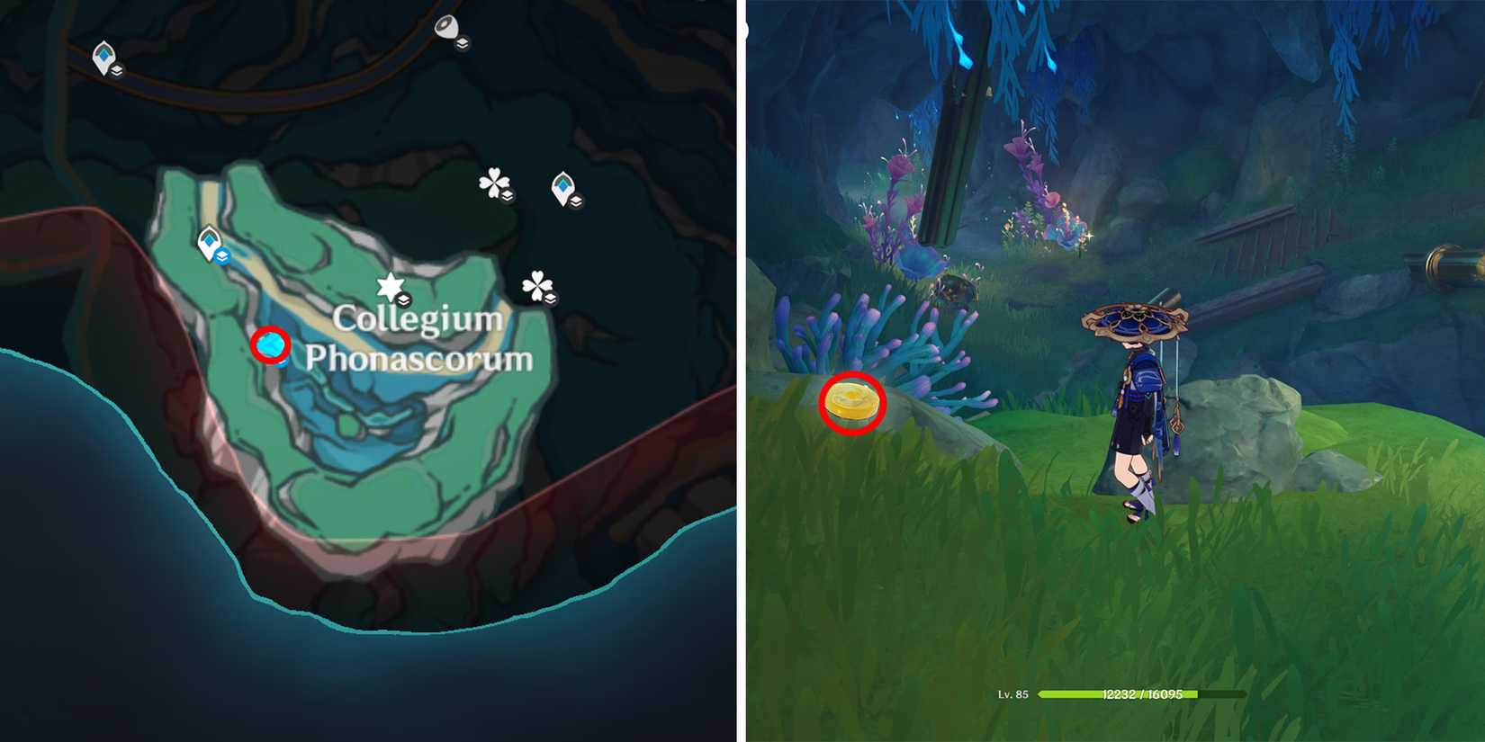 fontaine radinat spincrystal 128 location in genshin impact