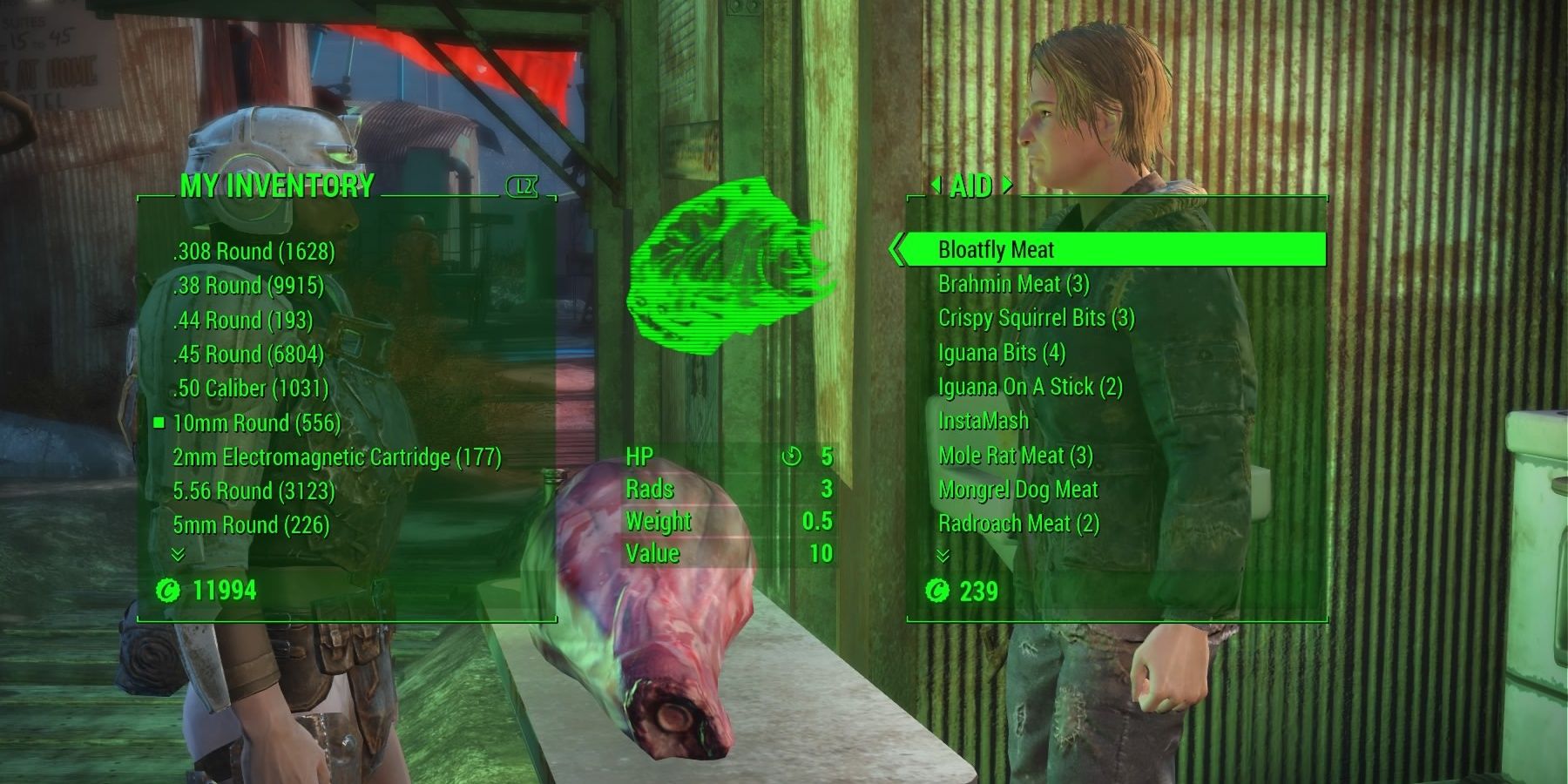 Food Purchase in Fallout 4