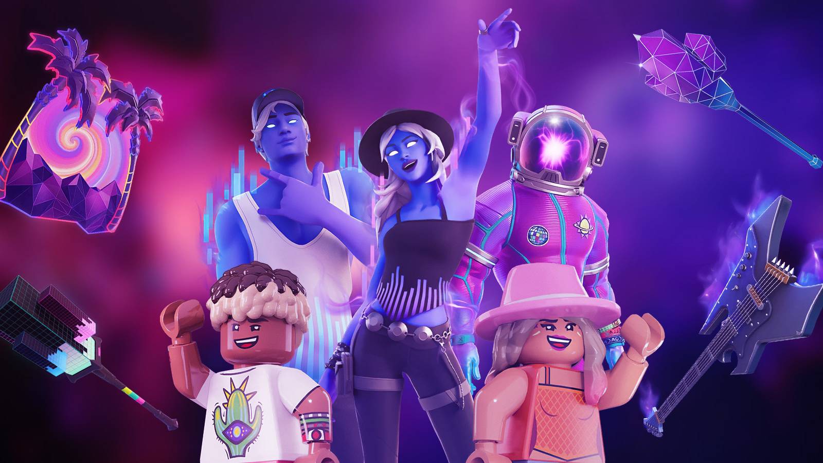fortnite-coachella-skins-neon-lego-poet-lyric--wilder-sunset-alto-horizon-nebula-sunset-swirl-cactical-crusher-game-rant-2