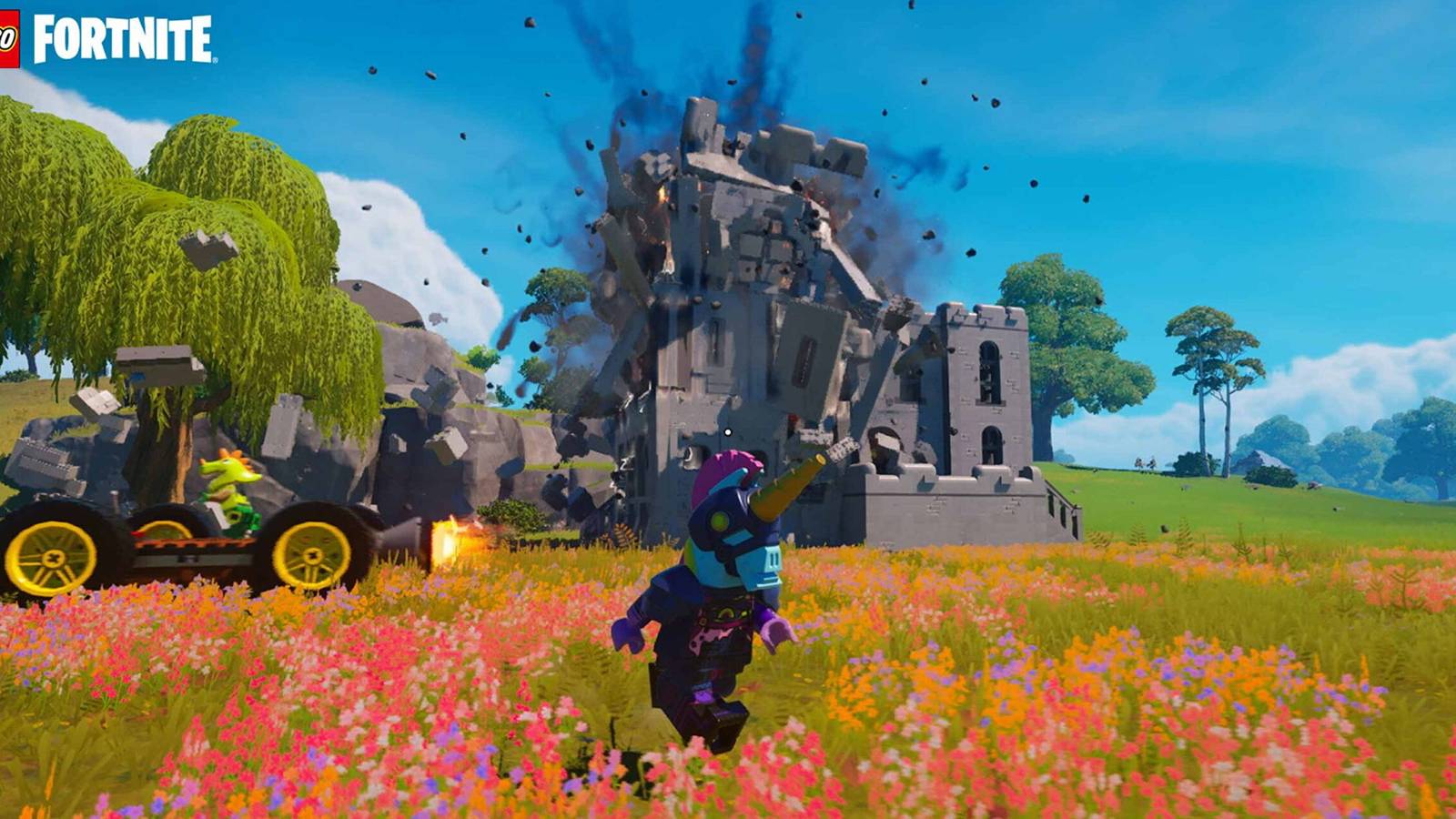 Lego Fortnite Player Creates Semi-Truck