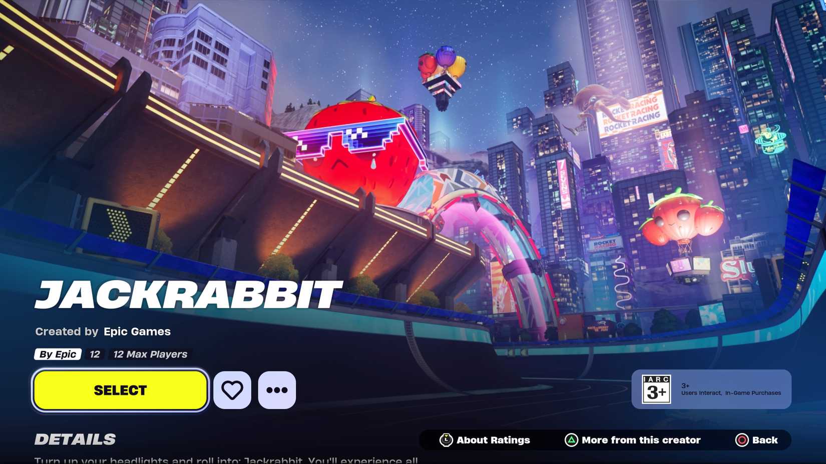 fortnite jackrabbit race track