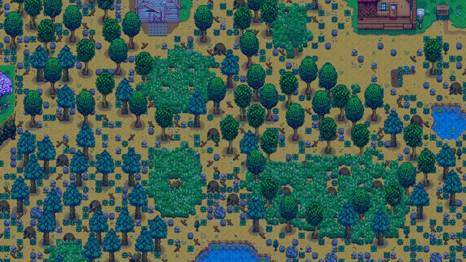 full farm screenshot in stardew valley