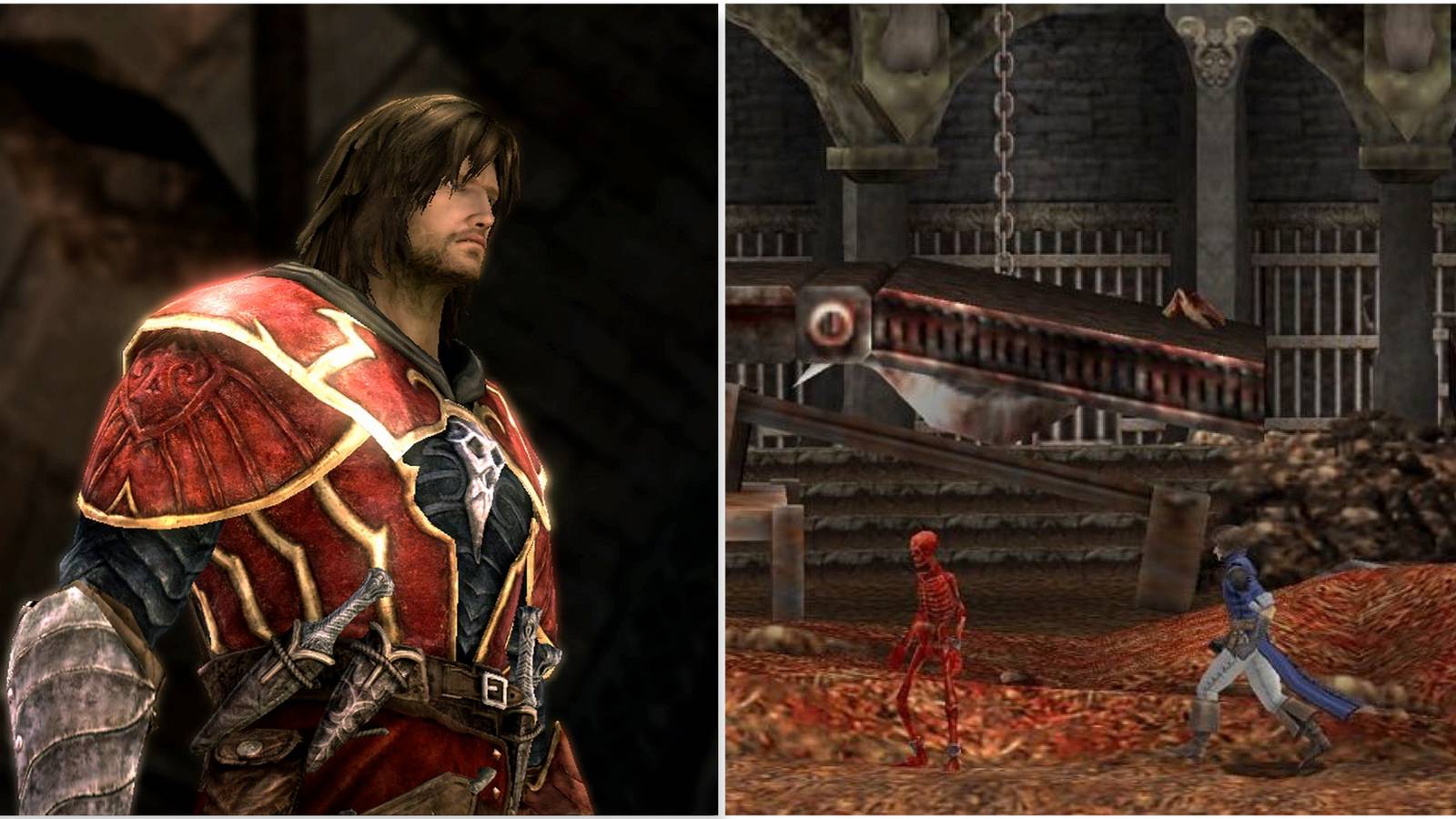 Gabriel in Castlevania Lords Of Shadow and Fighting enemies in Castlevania The Dracula X Chronicles