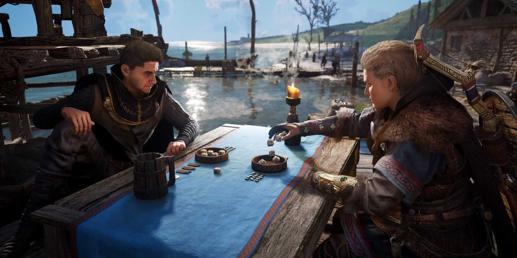 Gameplay of the Dice Game in Assassin's Creed: Valhalla