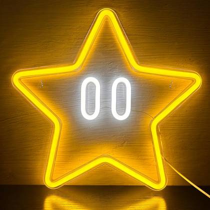 Game Star Neon Light