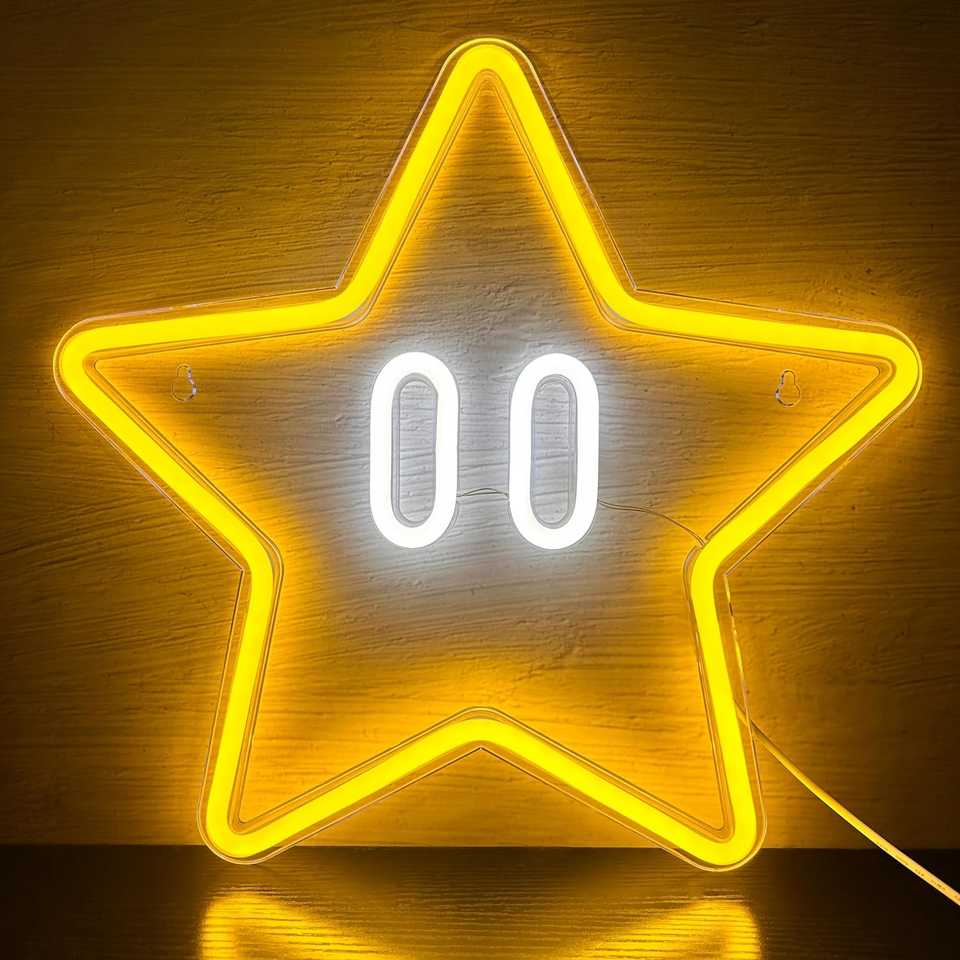 Game Star Neon Light