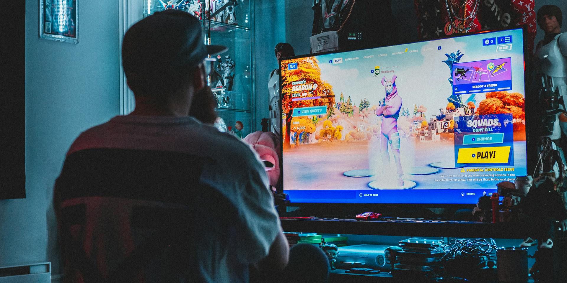 Gaming on a TV