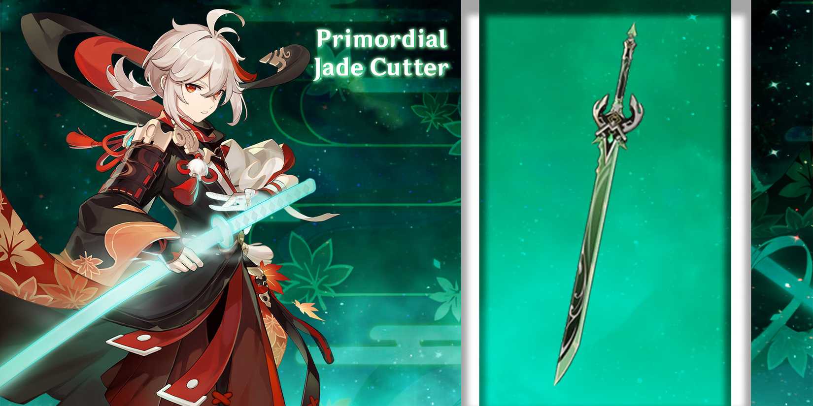 genshin impact kaedehara kazuha primordial jade cutter
