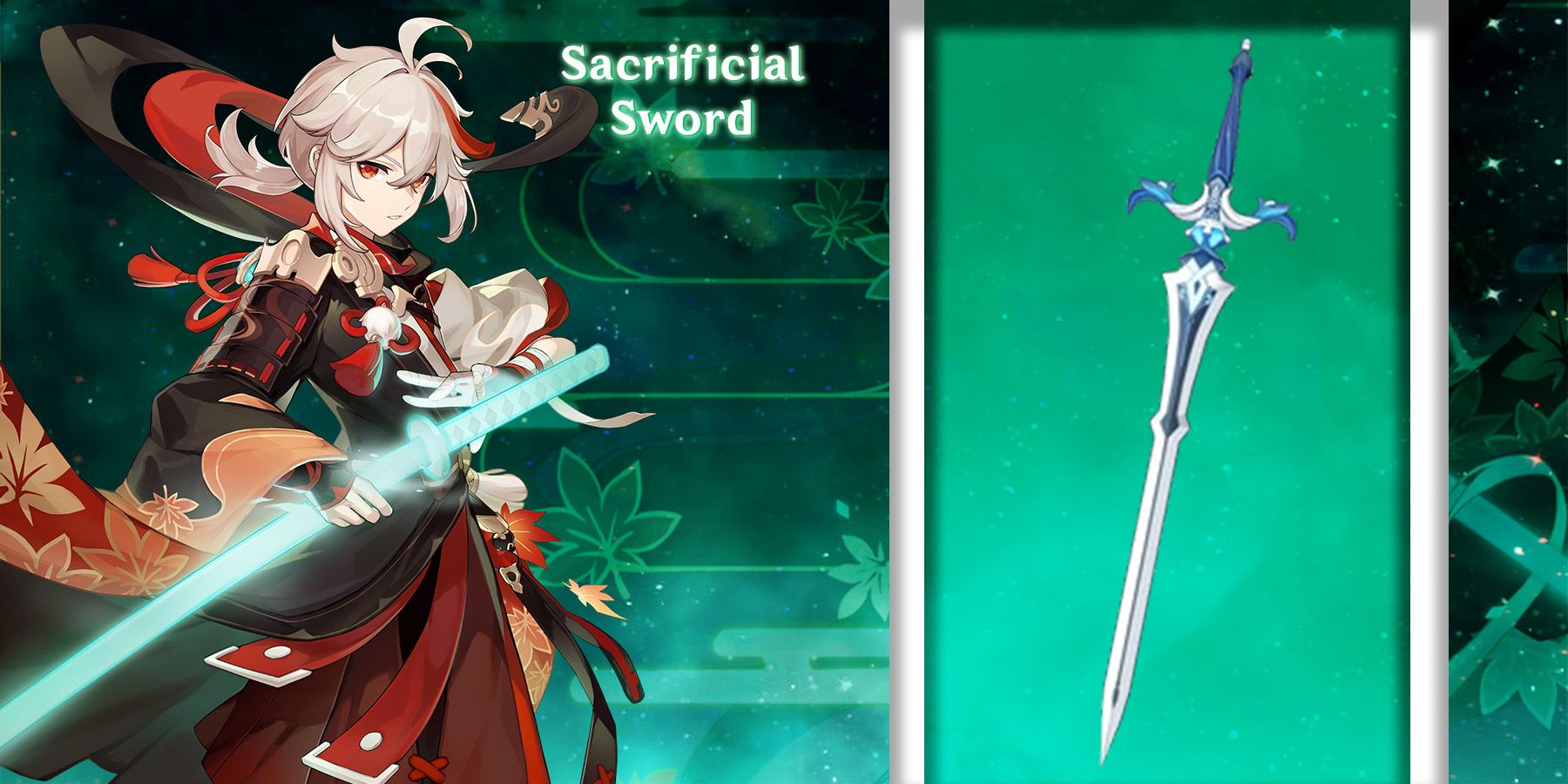 genshin impact kaedehara kazuha sacrificial sword