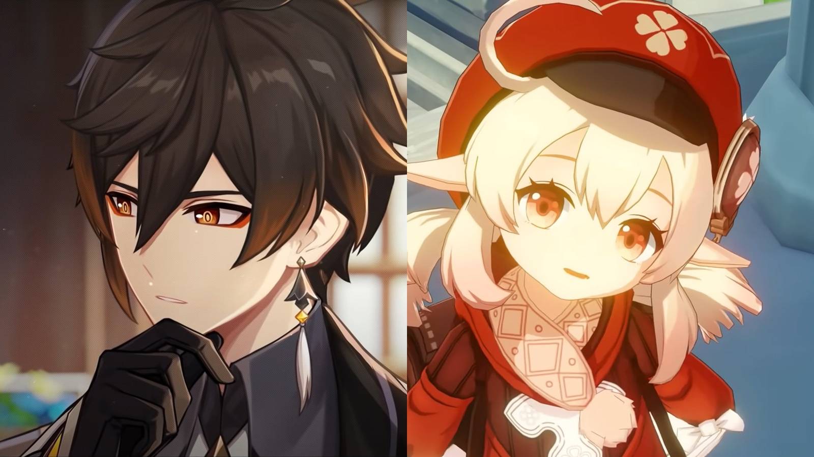 Genshin Impact Zhongli and Klee