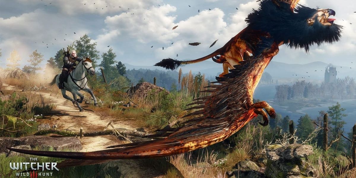 Geralt in Velen in The Witcher 3: Wild Hunt