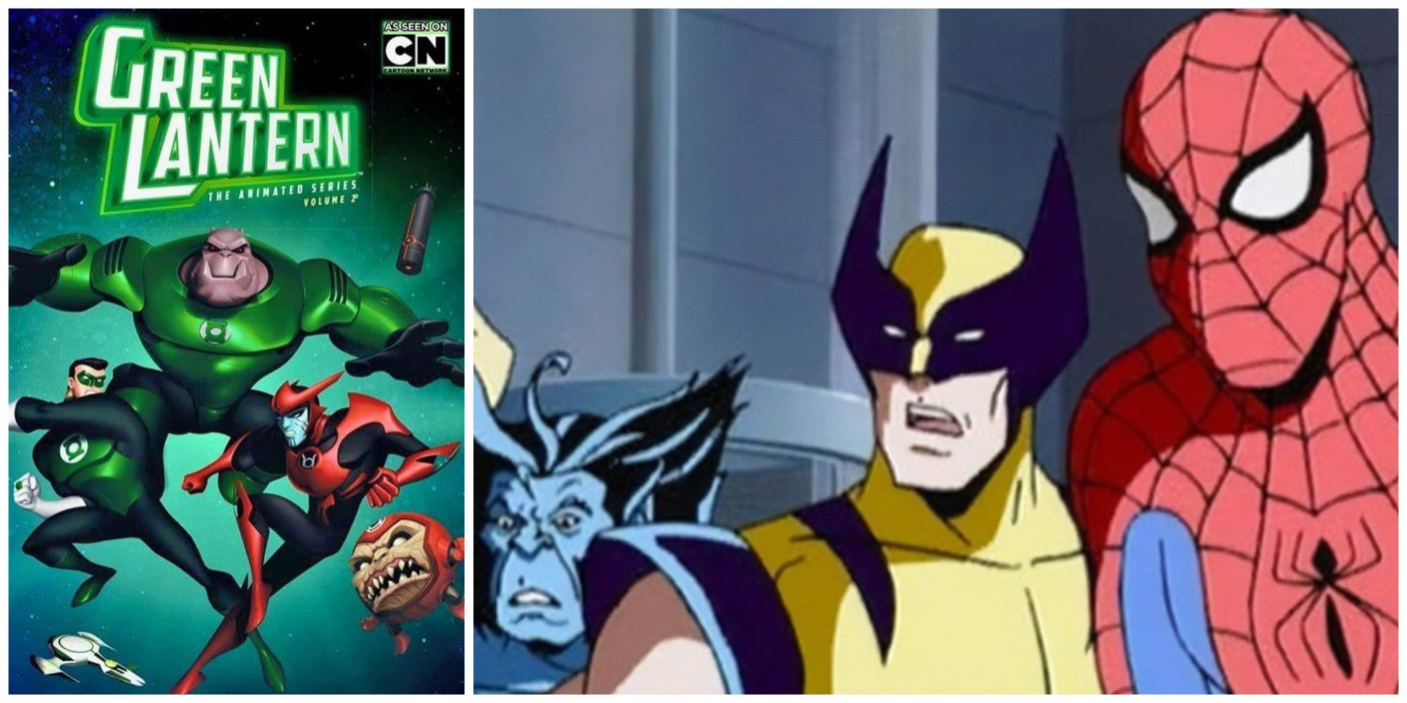 Green Lantern and Spider-Man Animated Series