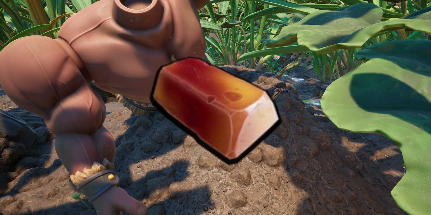 A Fire Ant hill in Grounded with a Spicy Glob