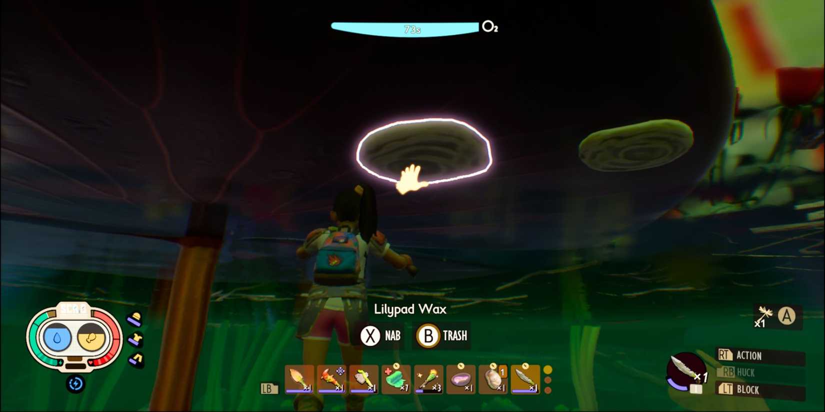 grounded lilypad wax 