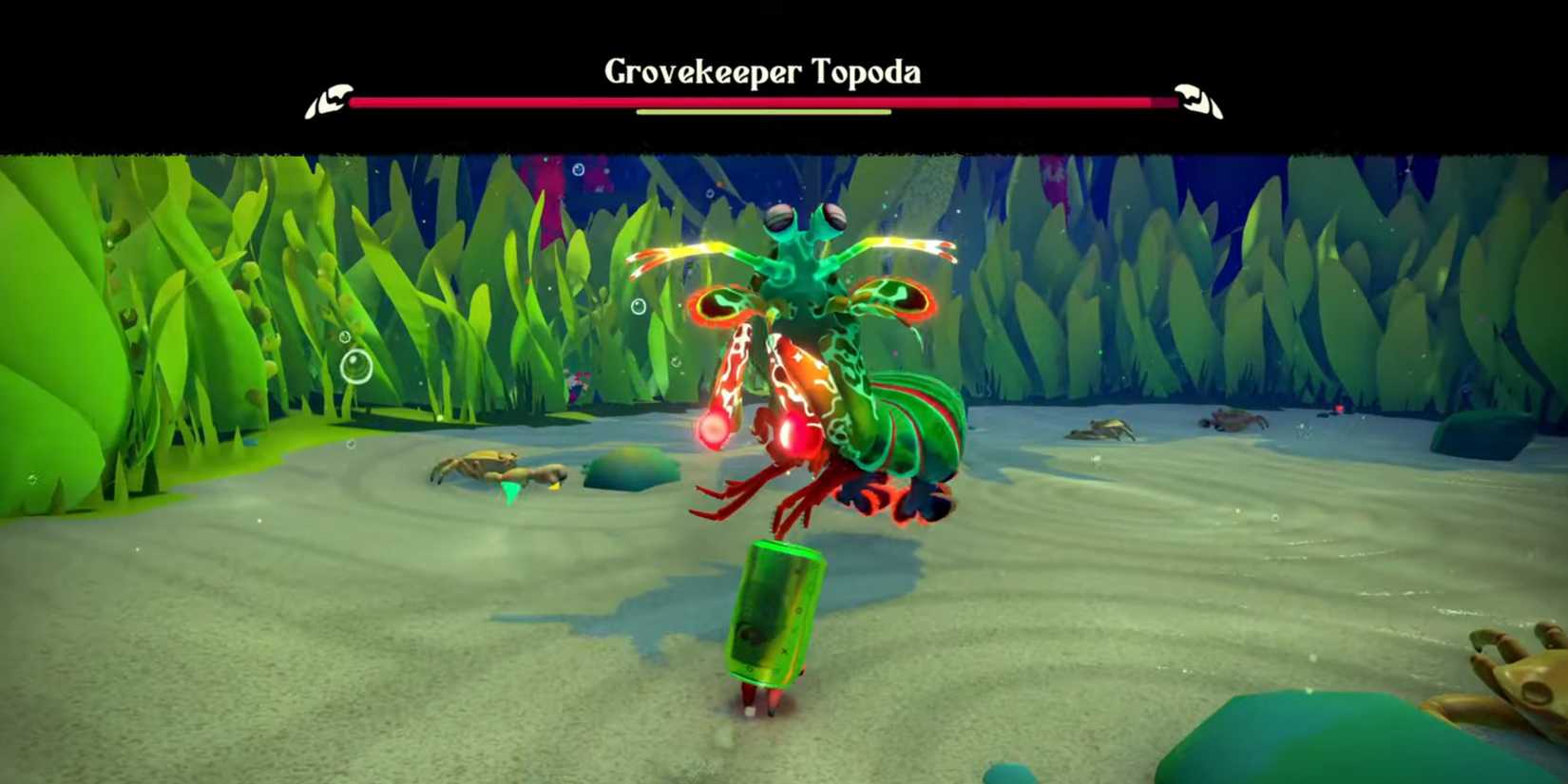 grovekeeper topoda in another crab's treasure