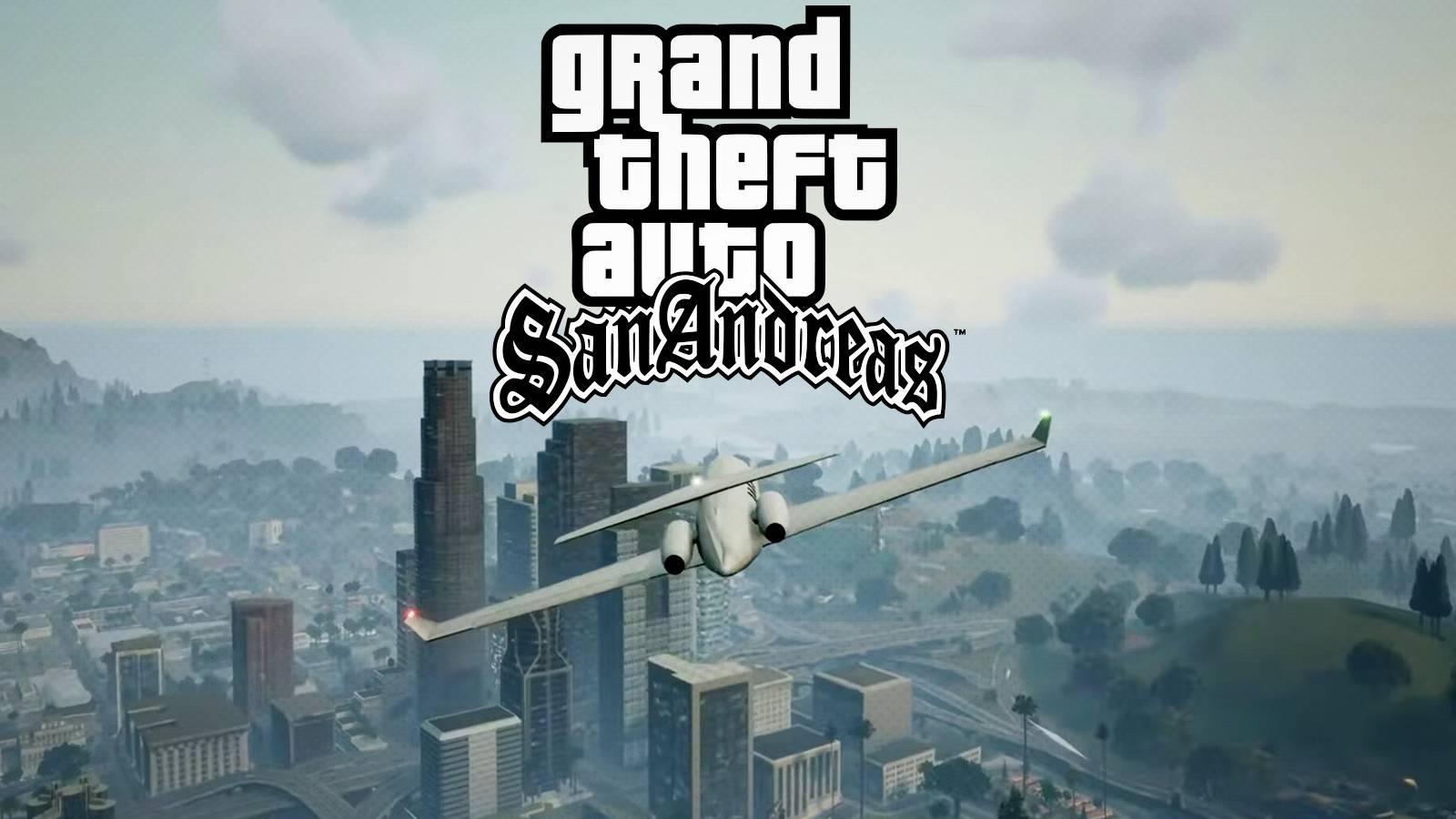 Definitive Edition plane flying below game logo composite