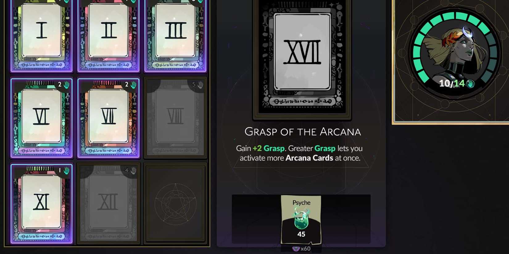 Hades 2 - Arcana And Grasp Menu