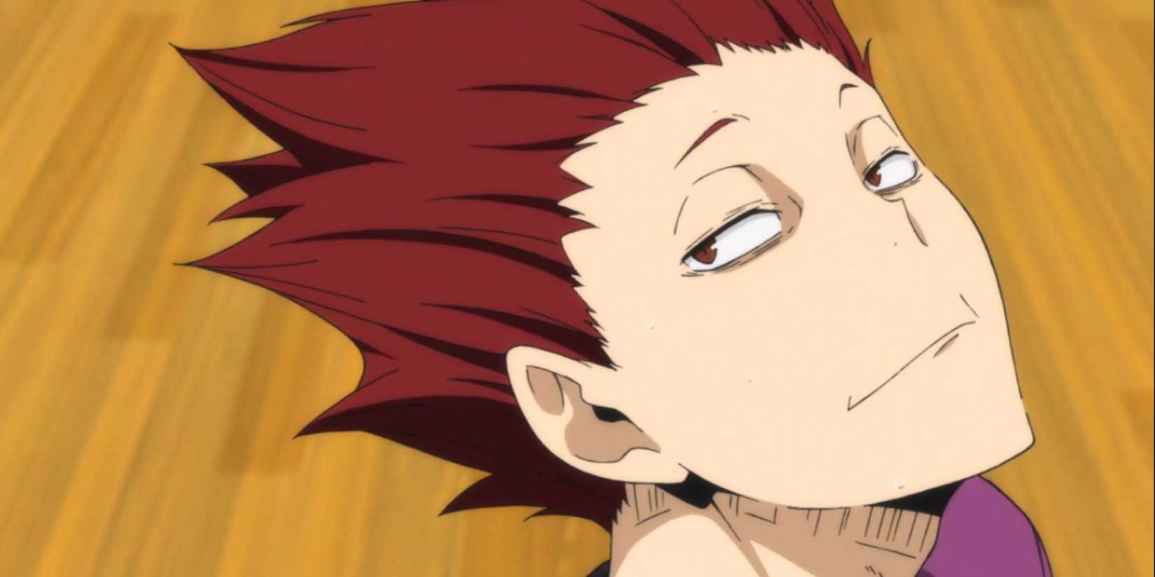 Haikyuu Satori Tendo Close Up Smug