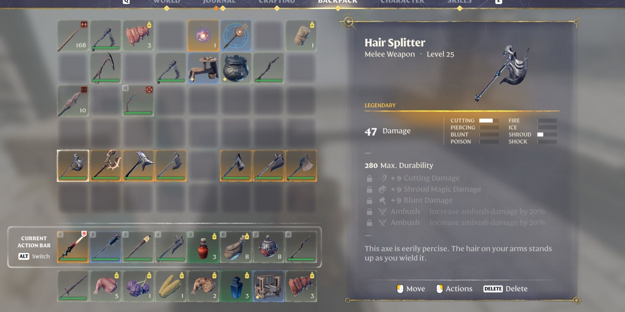 Hair Splitter Axe In Enshrouded