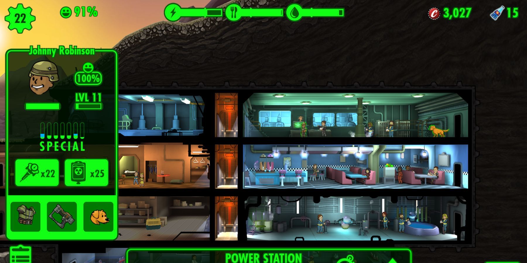 Happiness in Fallout Shelter