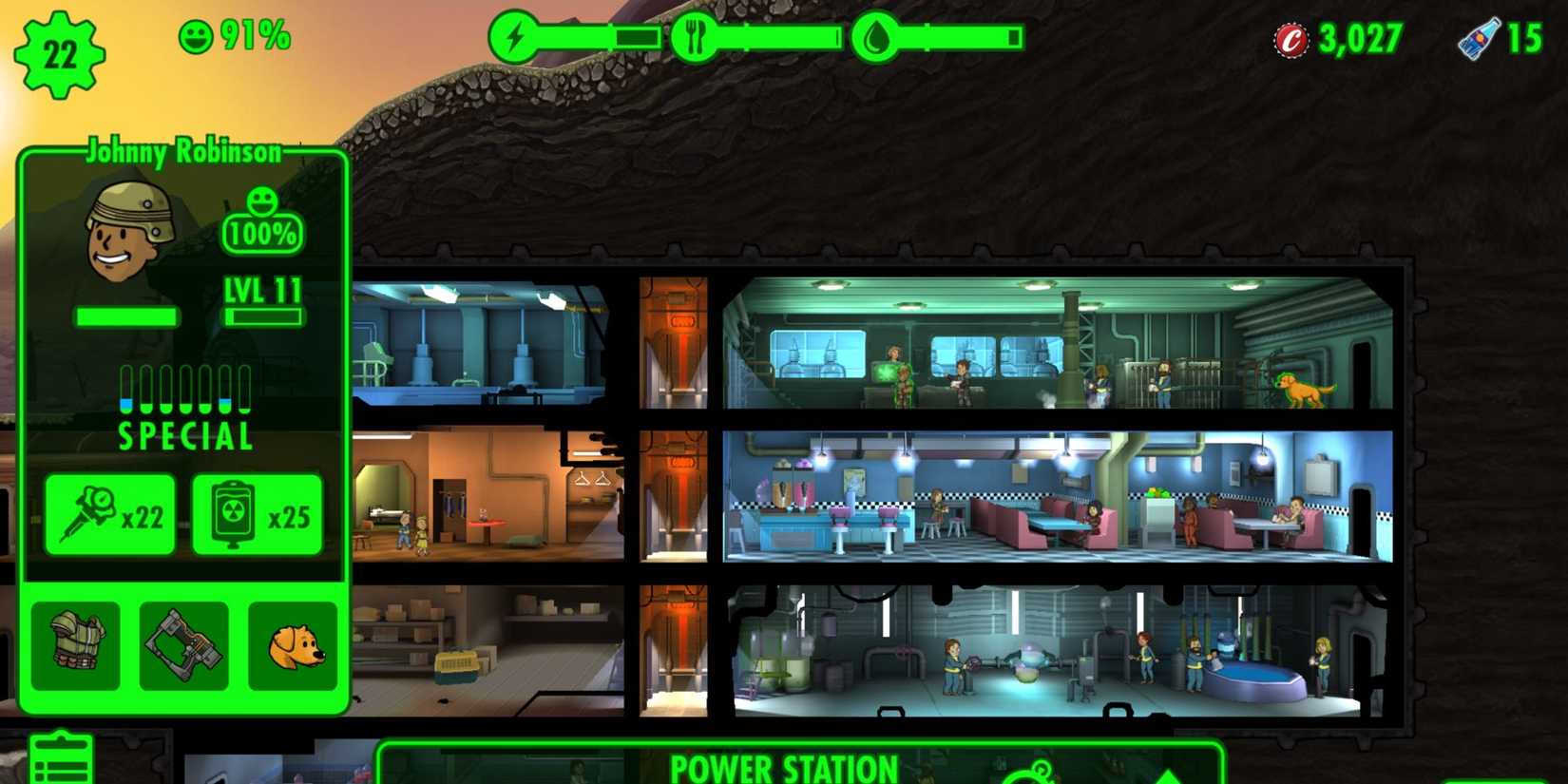 Happiness in Fallout Shelter
