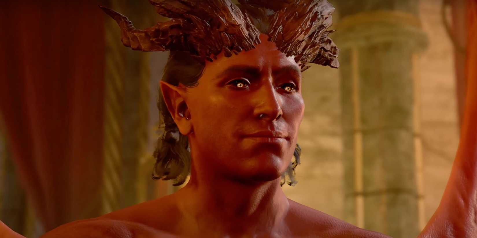 Haarlep smiling in Baldur's Gate 3