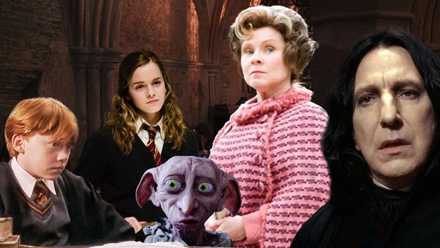 Ron, Hermione, Dobby, Umbridge and Snape in Harry Potter