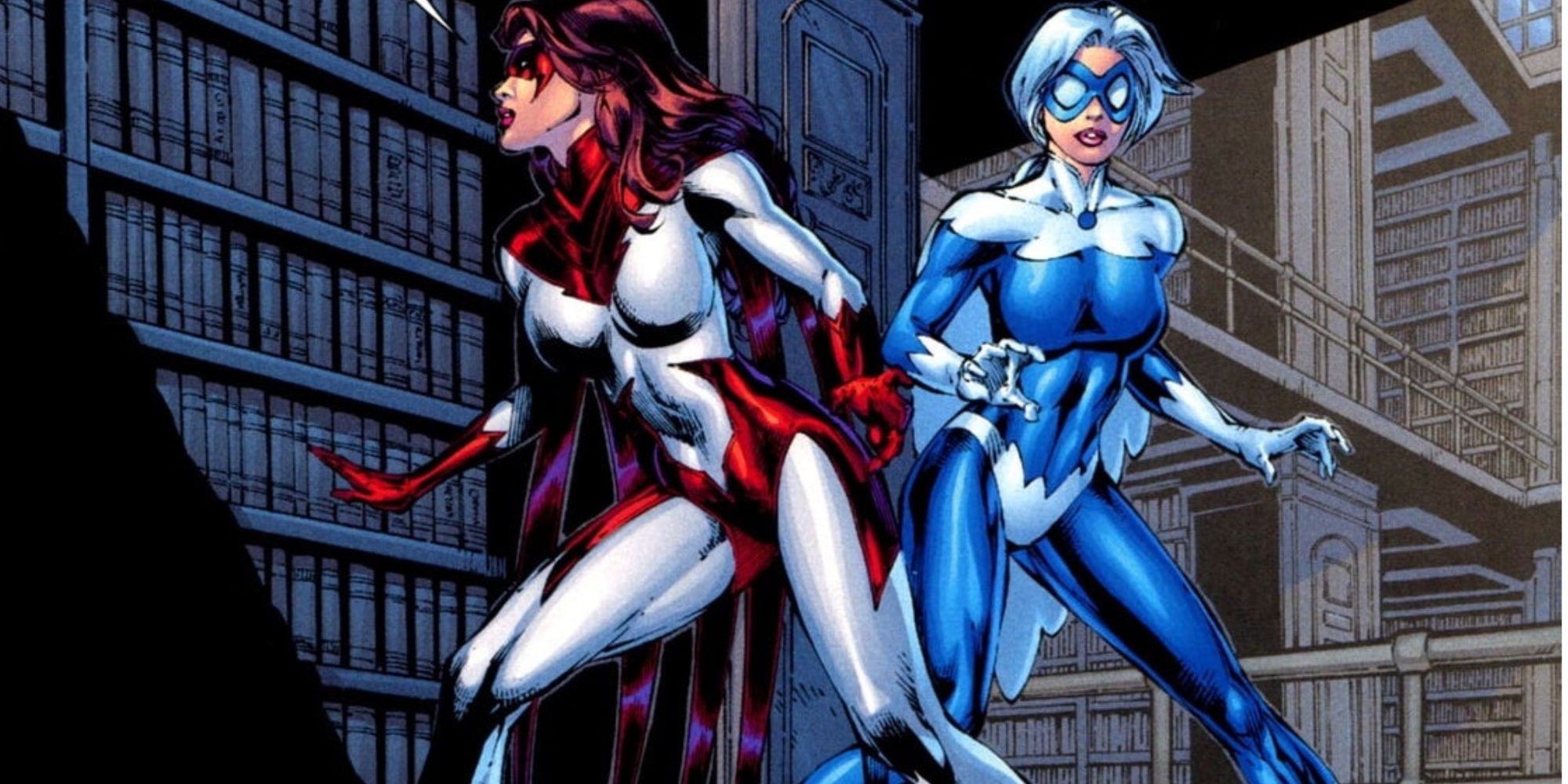 Hawk And Dove (Holly and Dawn Granger) from the comics