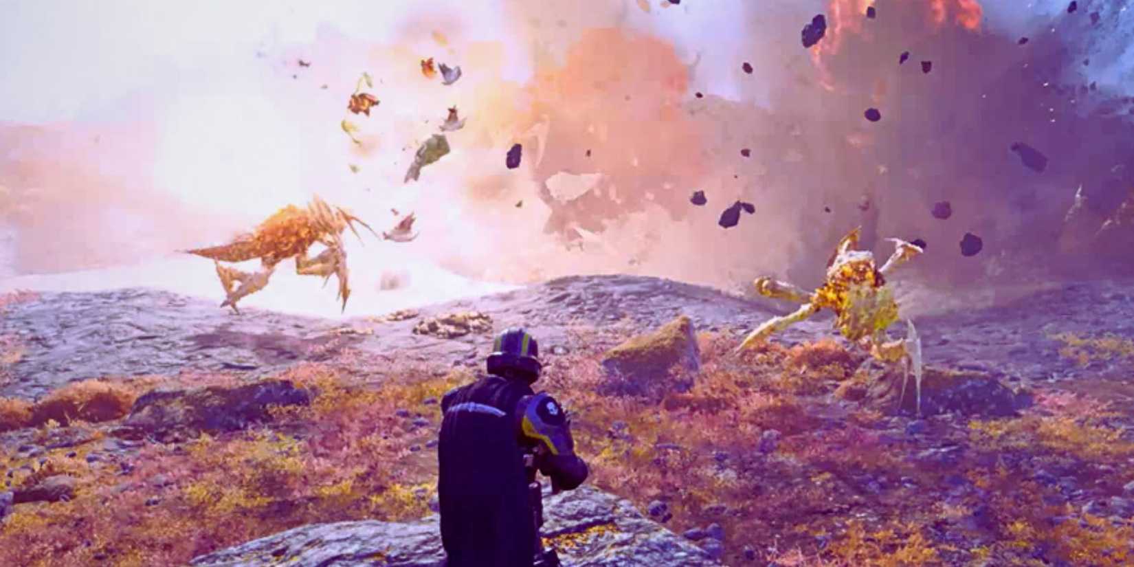 helldivers 2 eagle airstrike explosion terminids