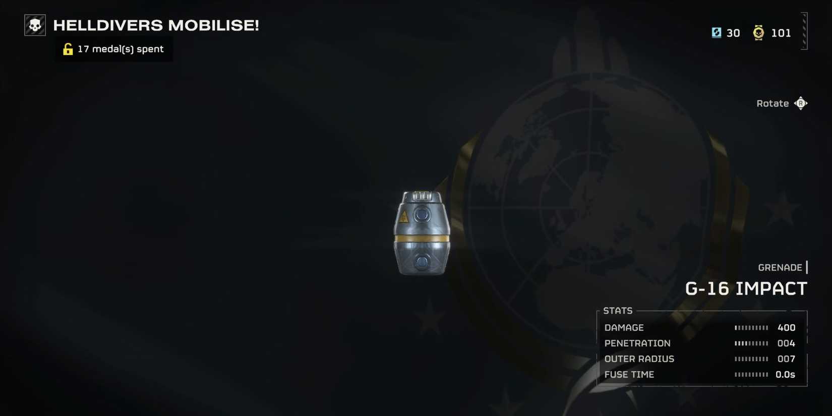 helldivers 2 g-16 impact