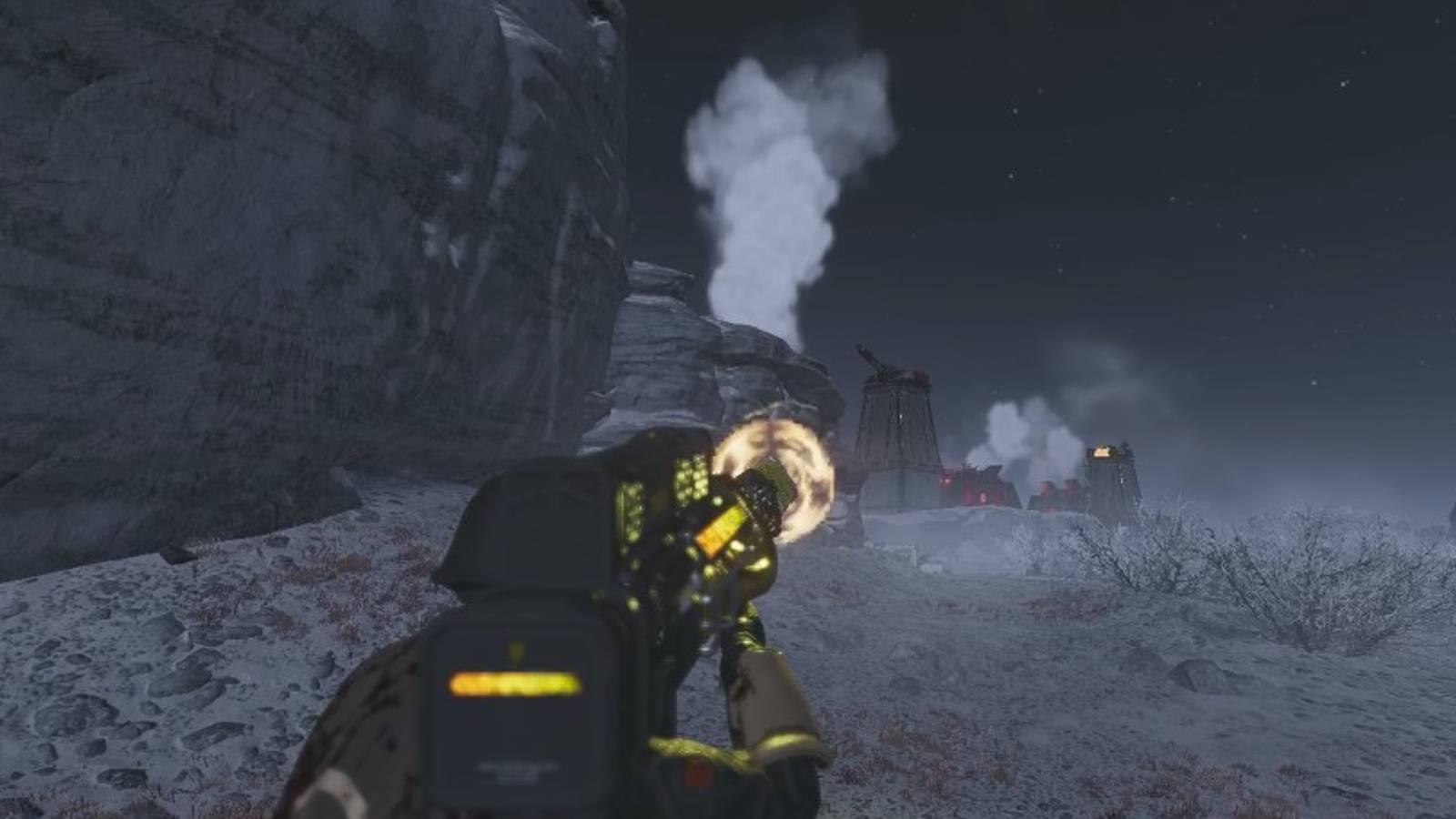 Helldivers 2 New Quasar Cannon Support Weapon Stratagem Shooting Automaton Sentry Turret Tower