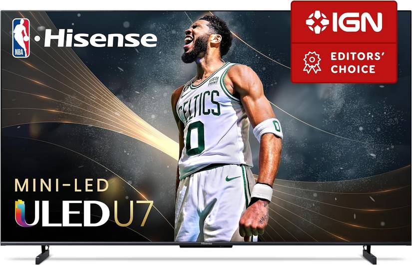 Hisense 85-inch Class U7 Series Mini-LED ULED 4K UHD Google Smart TV (85U7K)