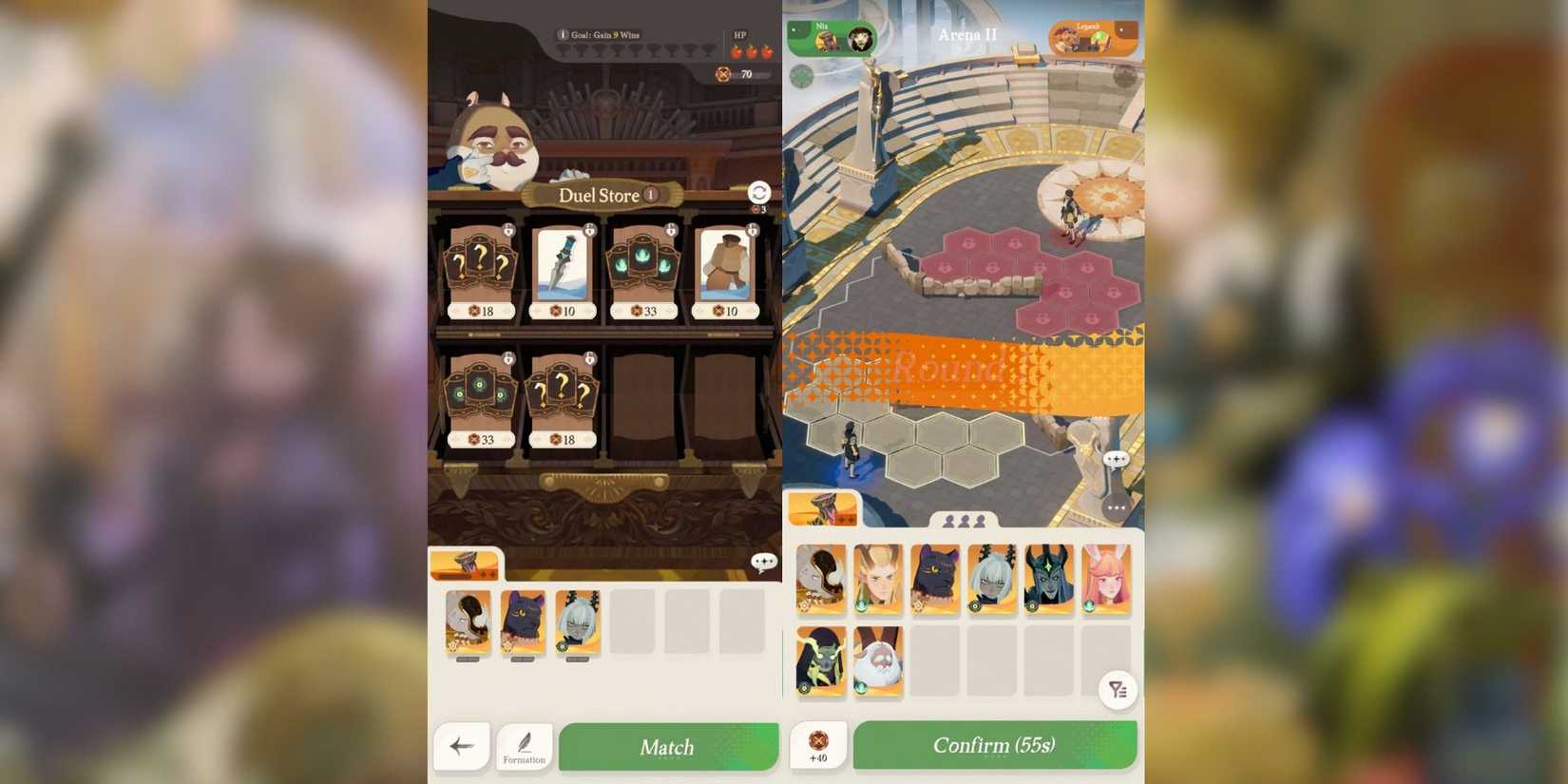 afk journey’s honor duel store and arena.