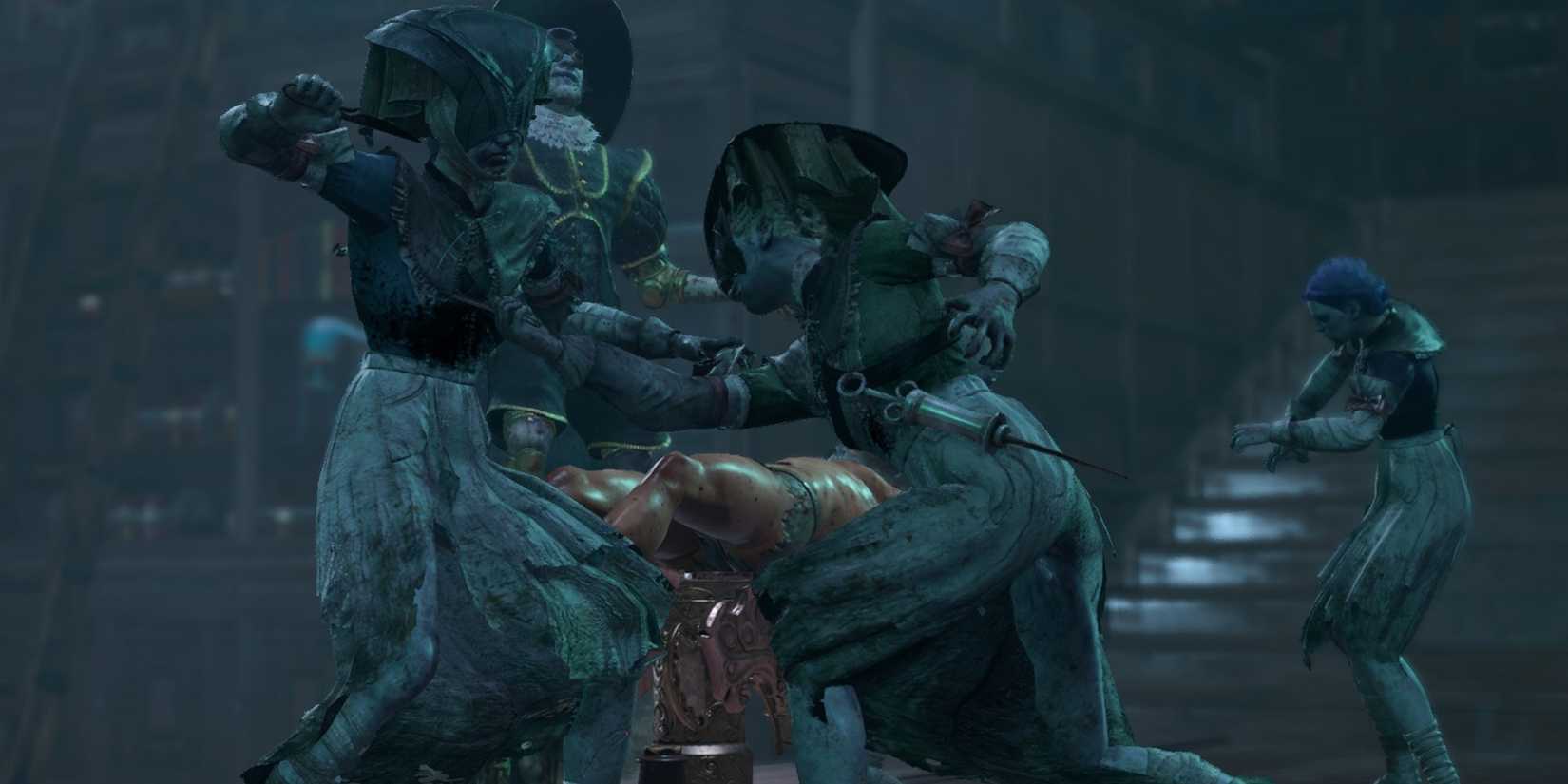 house of healing sister fight auditorium with malus thorm bg3