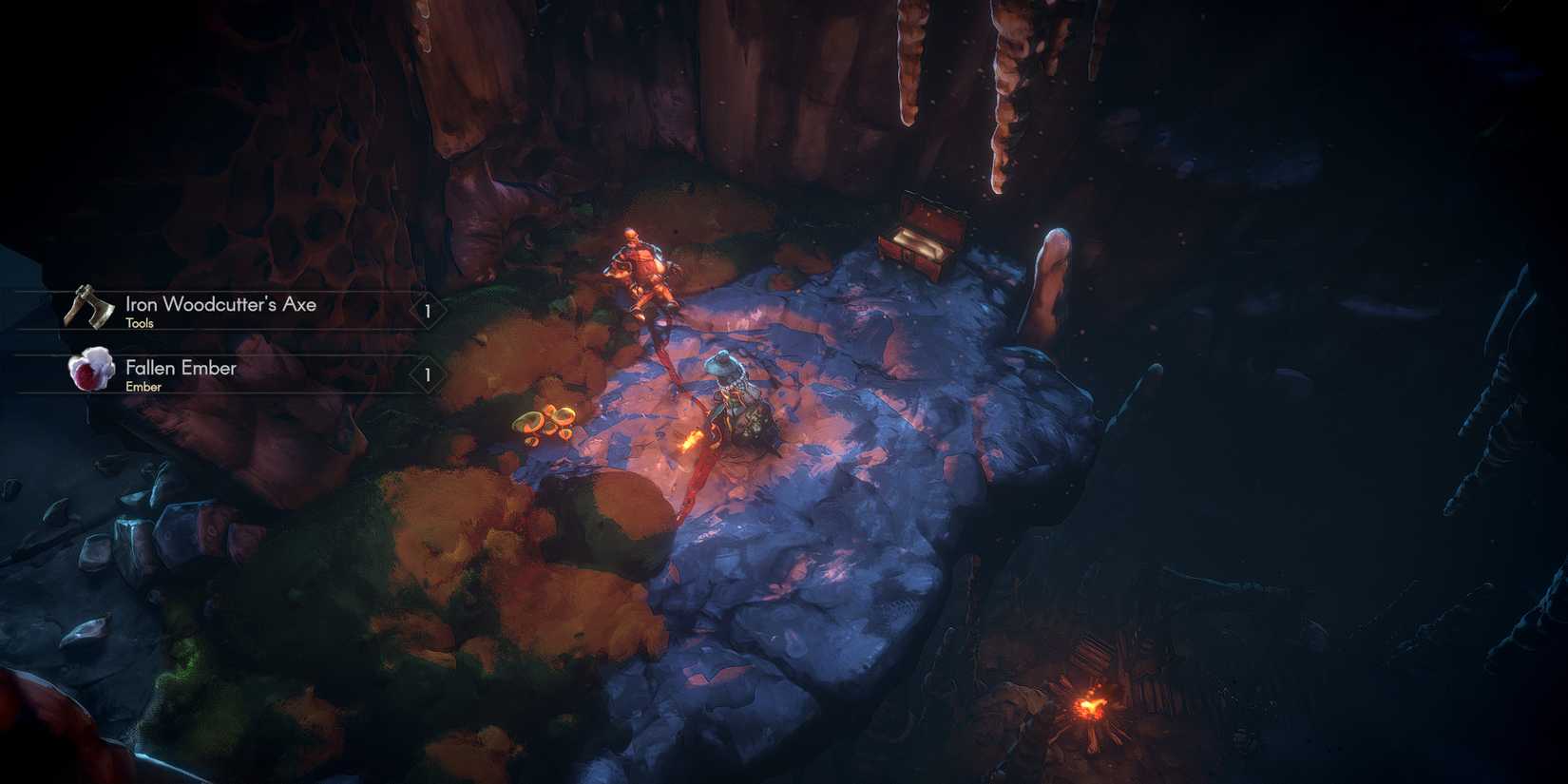 the player finding fallen embers in no rest for the wicked