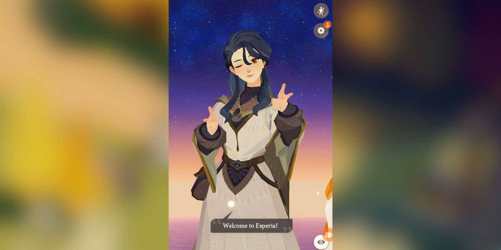 Esperia profile page in AFK Journey