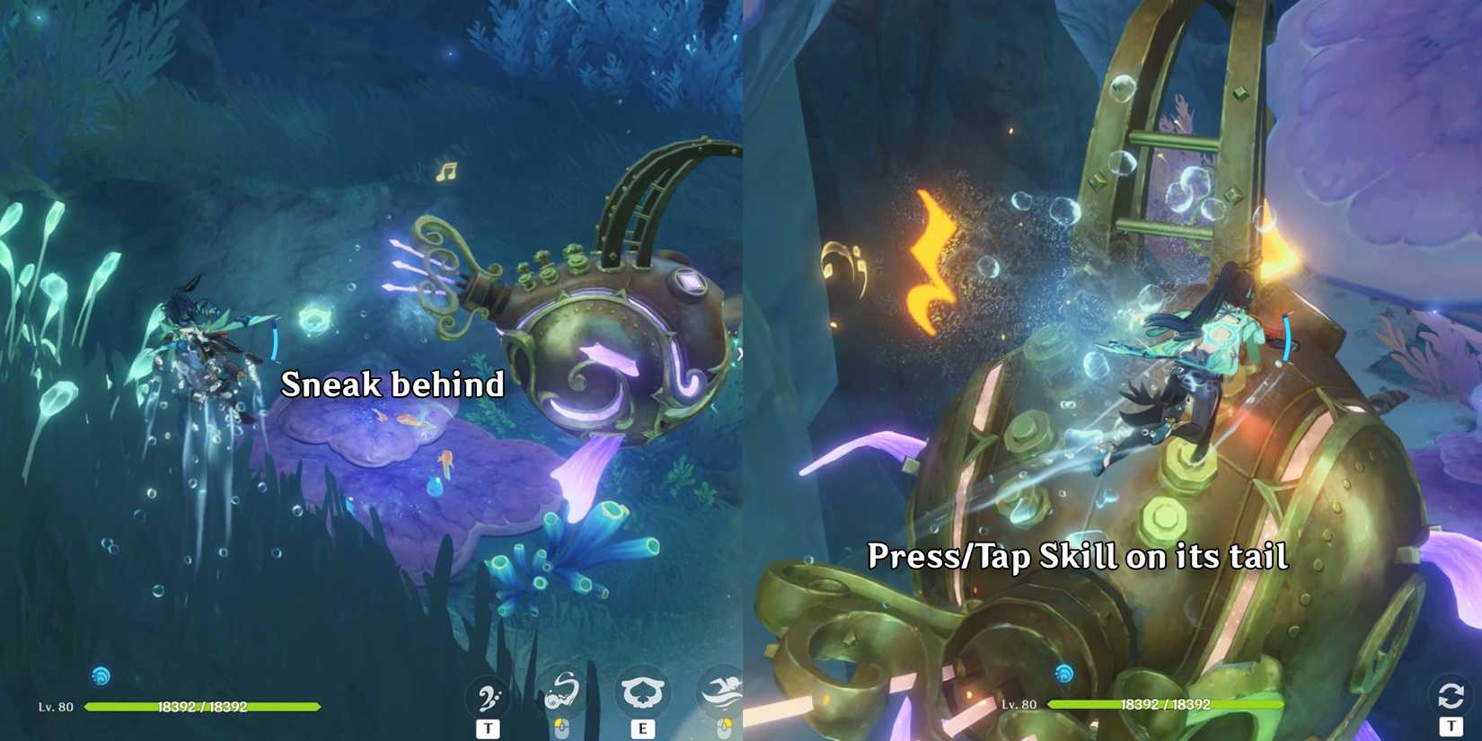 how to get auric anglerfish gold fish robot chest in genshin impact