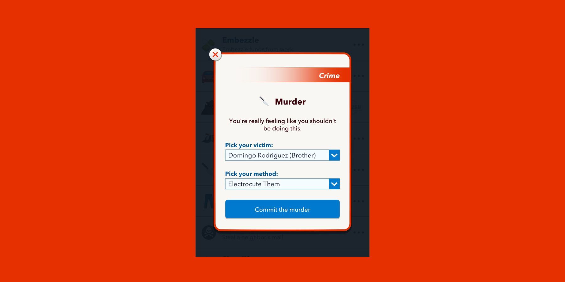 how to kill people in bitlife