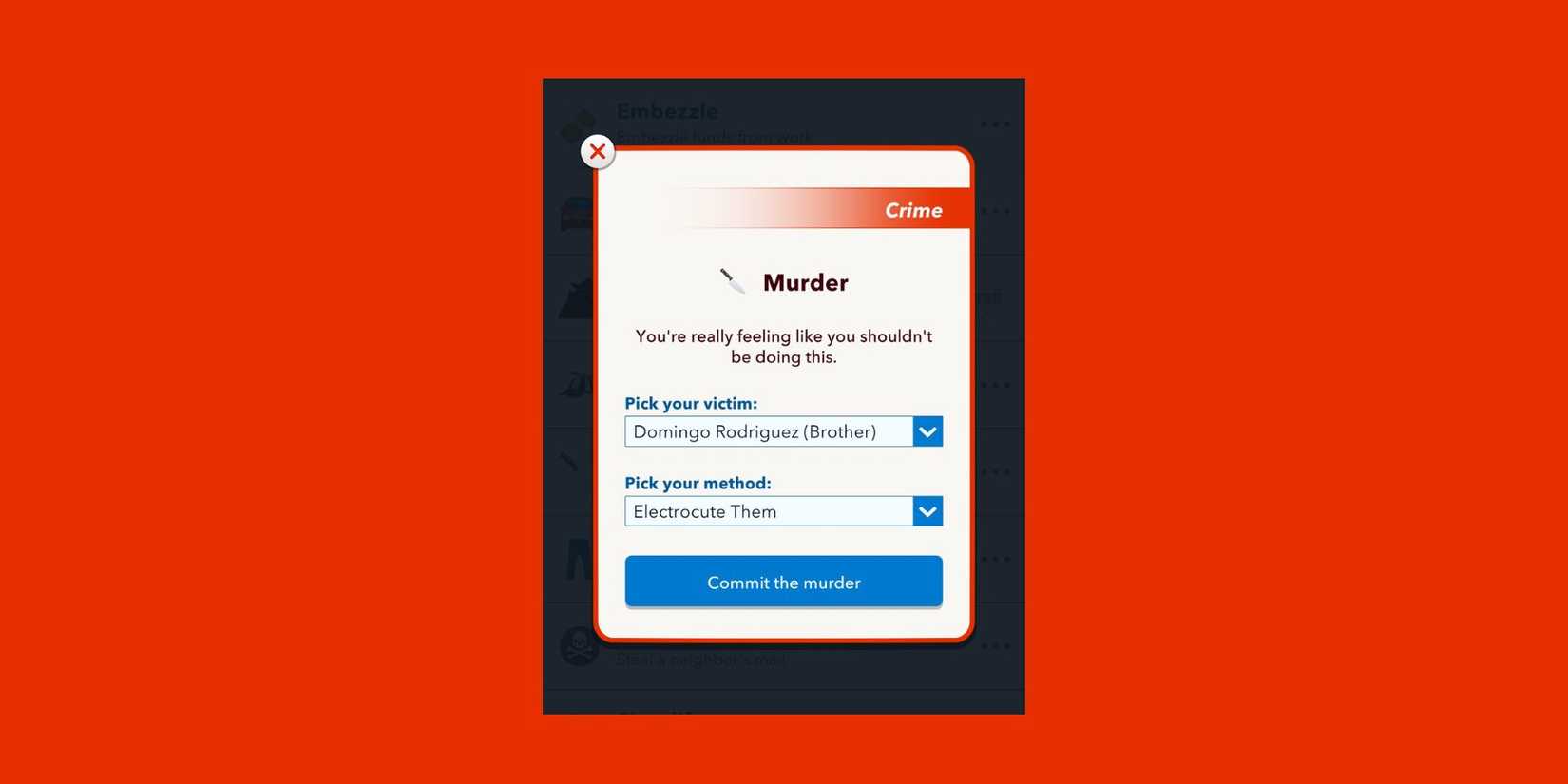 how to kill people in bitlife