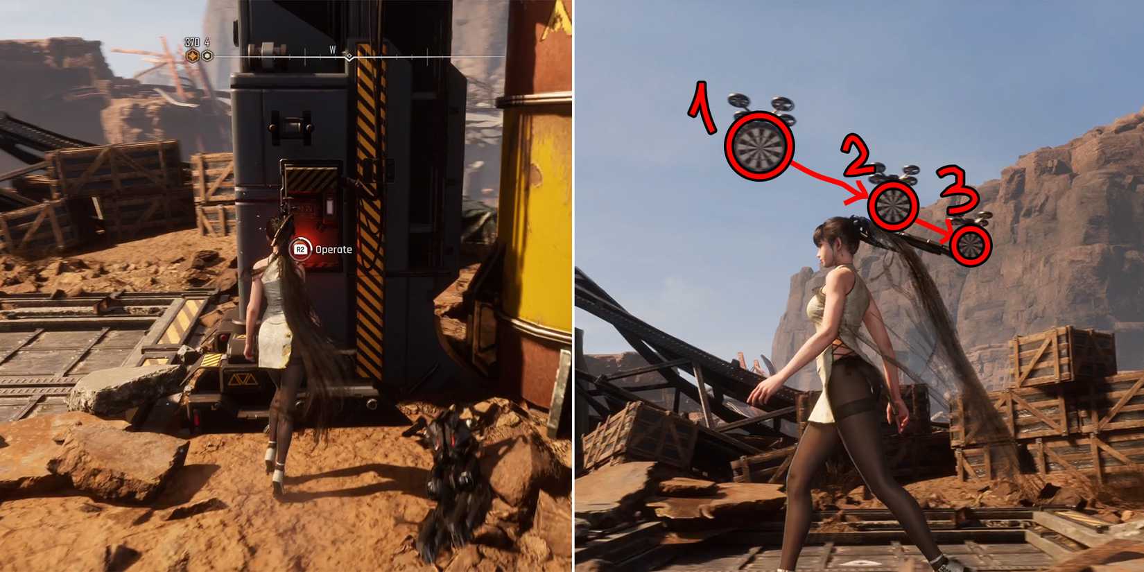 how to open the junkyard hatch in stellar blade