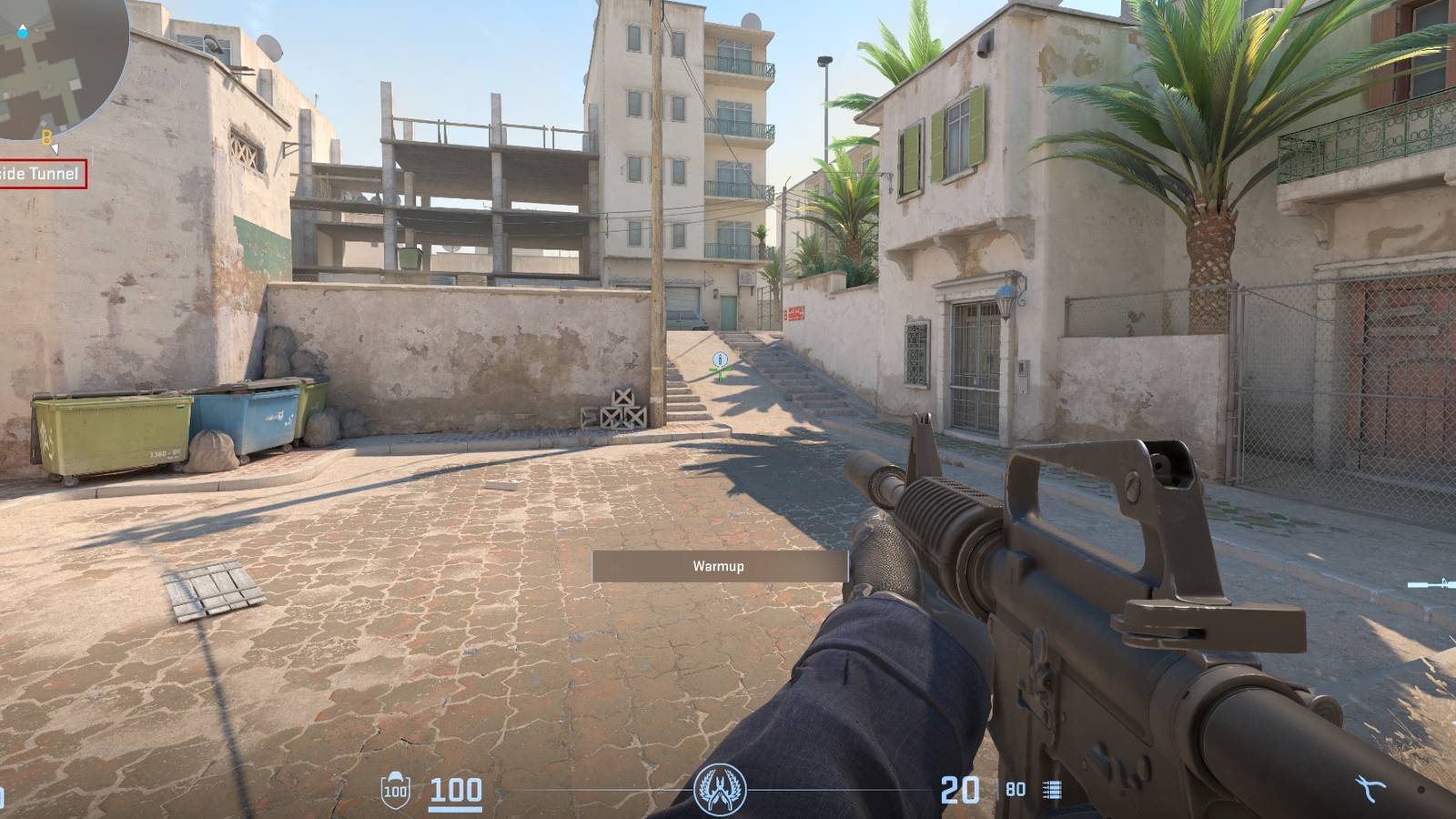 player holding a gun in Counter-Strike 2 