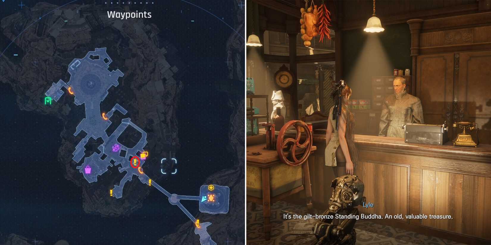 how to trigger stolen treasure quest in stellar blade