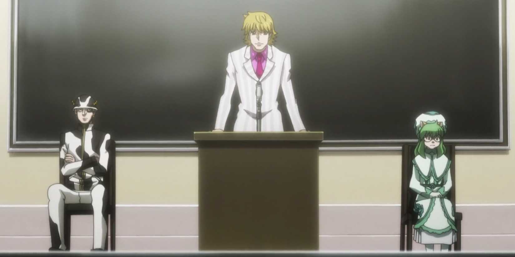 hunter x hunter pariston on podium