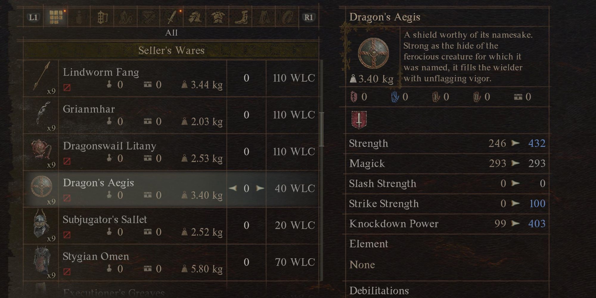 The Dragon’s Aegis shield in Dragon’s Dogma 2