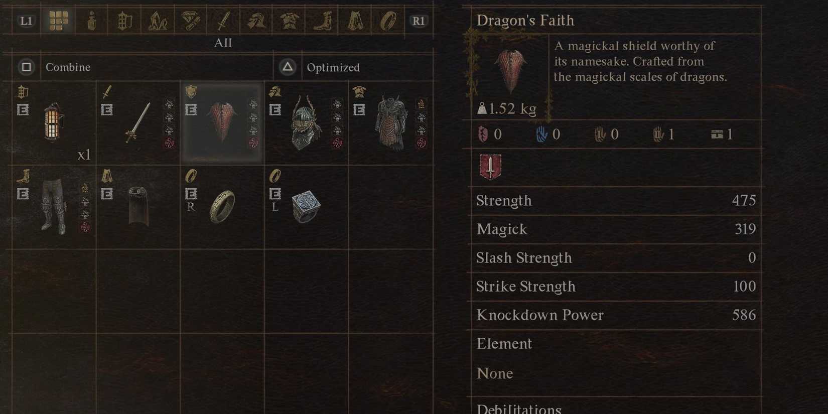 The Dragon’s Faith shield in Dragon’s Dogma 2