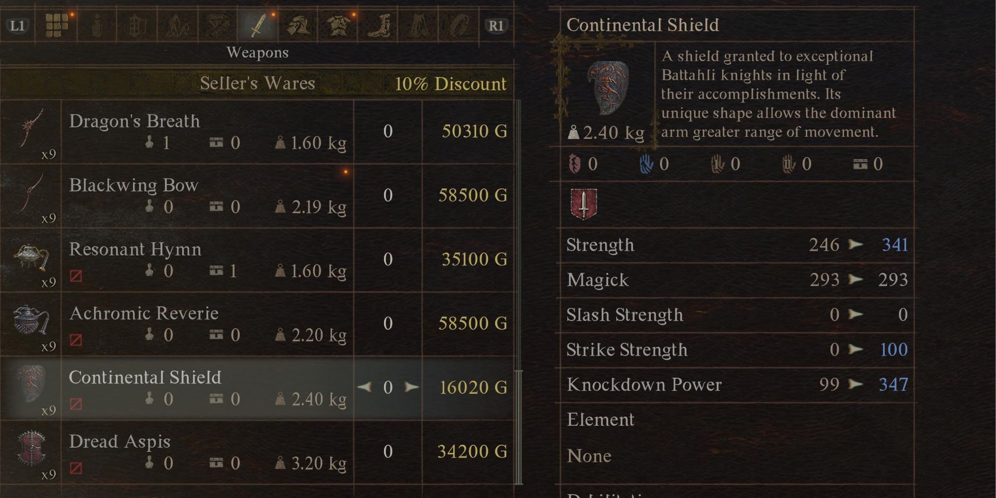 The Continental Shield in Dragon’s Dogma 2
