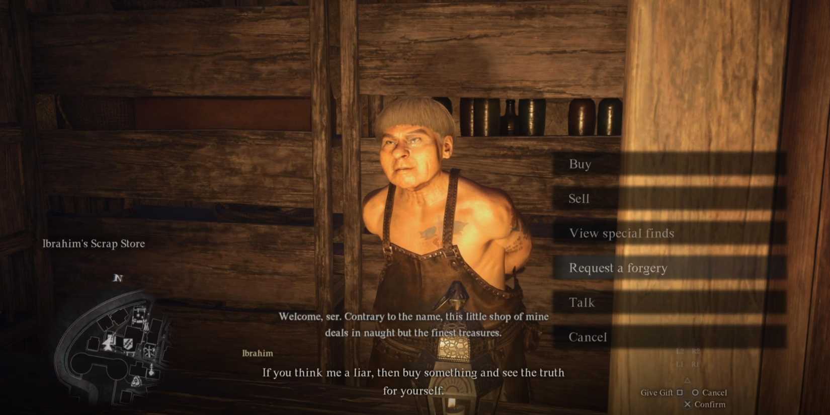 Ibrahim Scrap Store in Dragon's Dogma 2